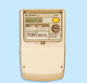 meter with electronic display